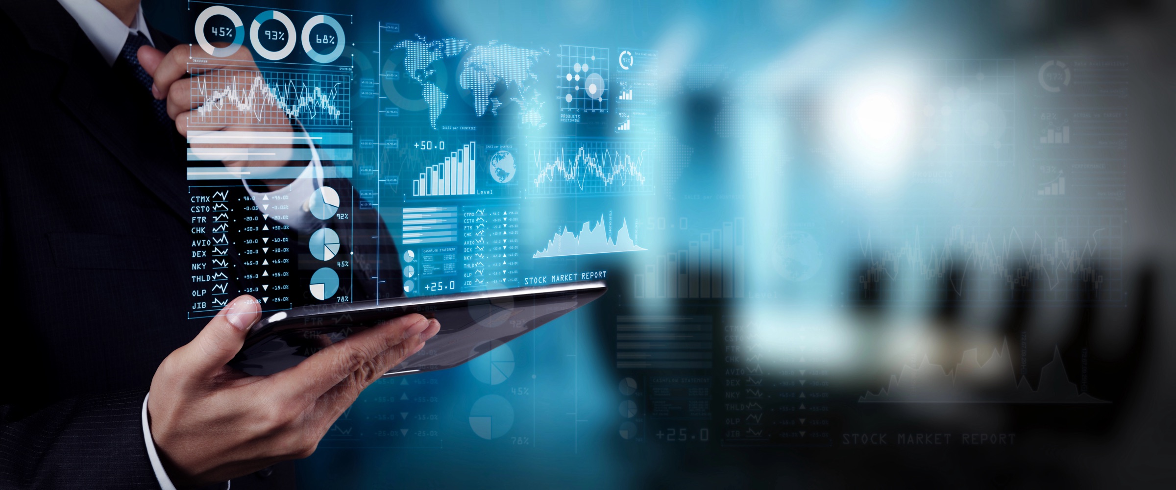 Retail platform integration case study image showing enterprise analytics dashboards, data flows, POS, CRM, ERP, OMS, PIM, and martech decision signals