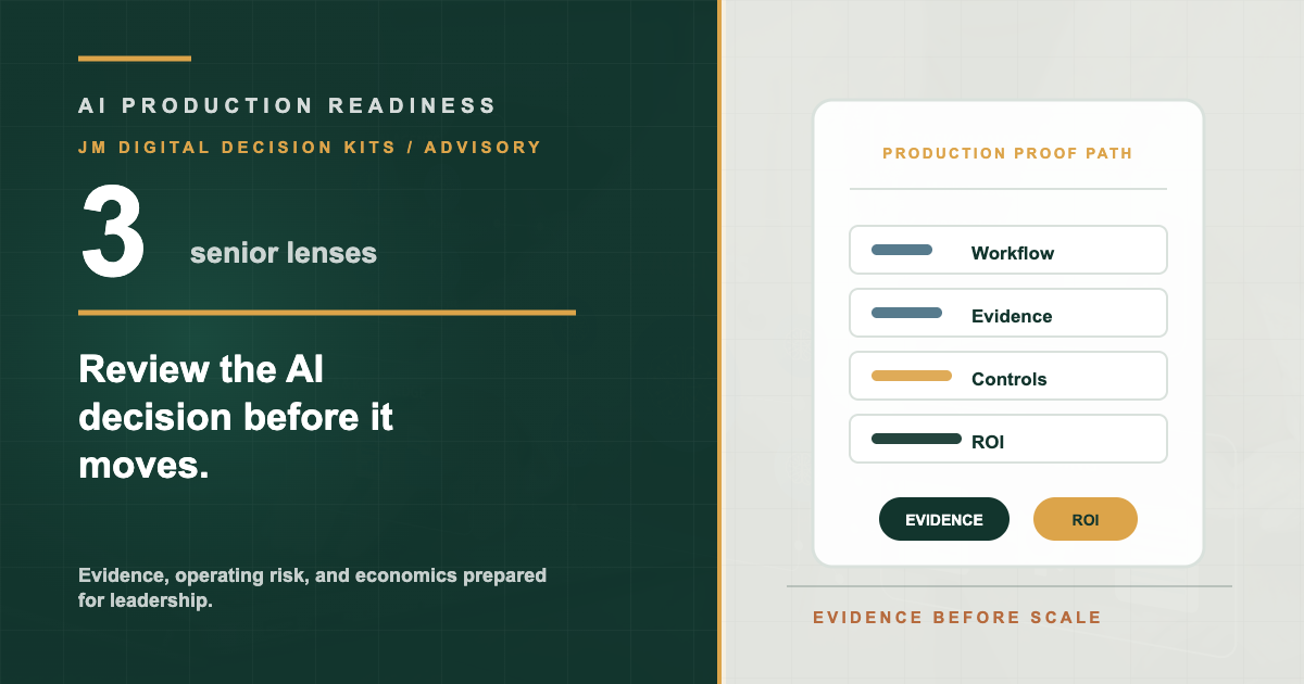 AI Production Readiness Advisory Review Package featured image