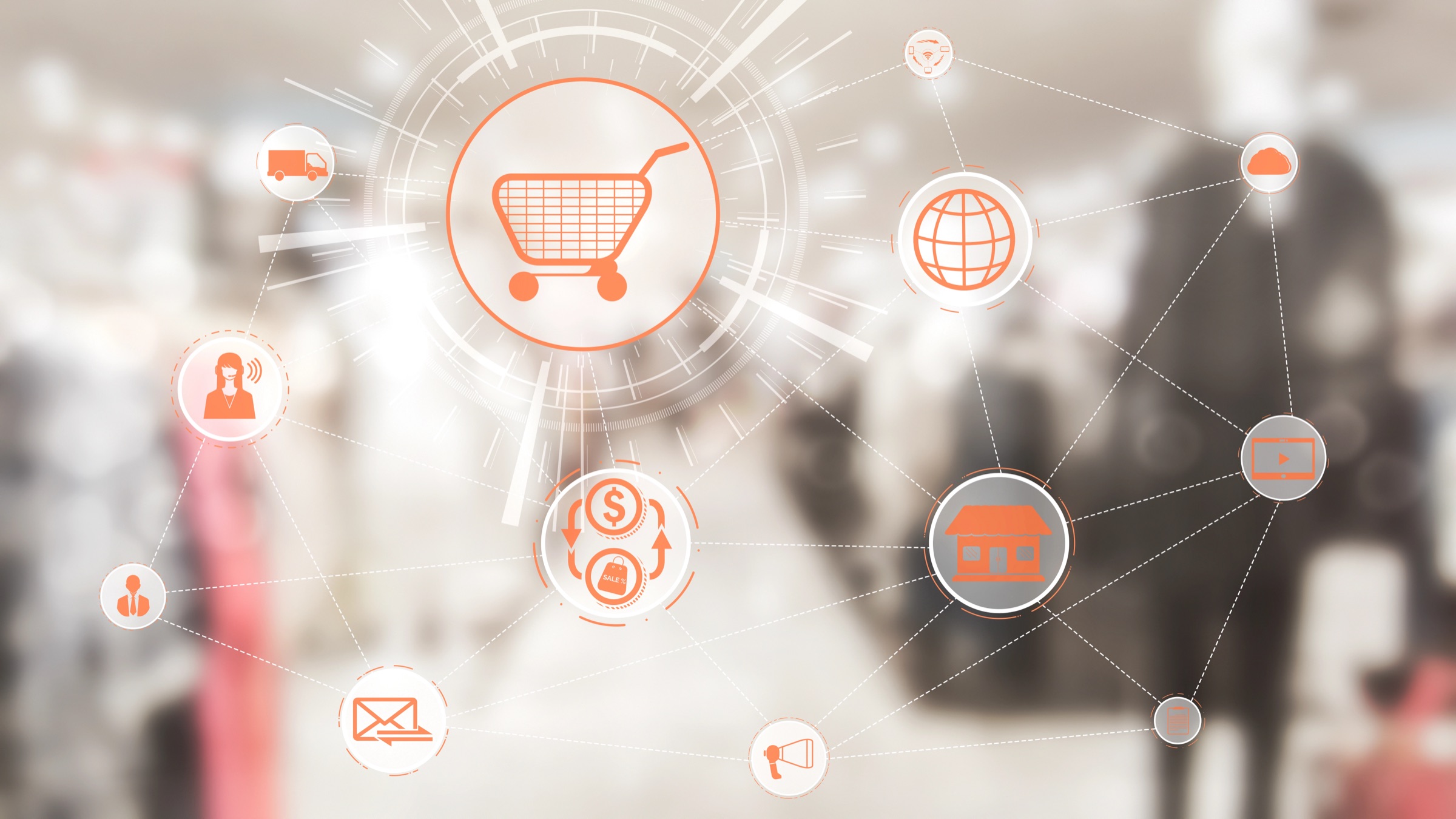 Retail ecommerce platform network showing replatforming as an operating model decision